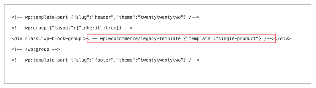 Classic Block Template Attribute